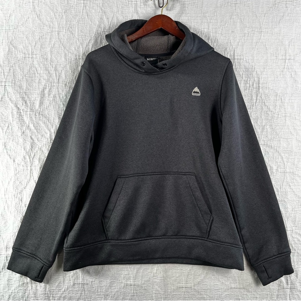 Burton Tangerang sweatshirt hoodie L grey pullover snowboarding hooded jacket